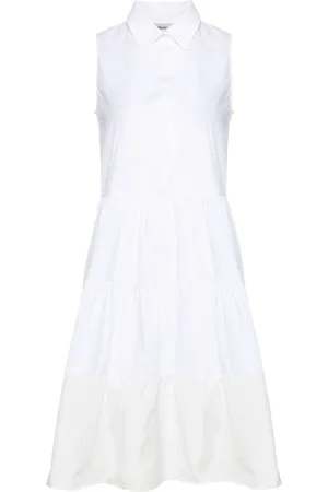 HERNO Vestido camisero con pliegues