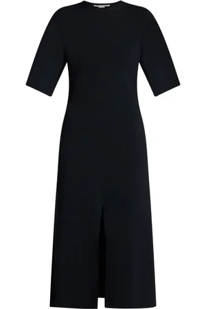Stella McCartney Vestido midi de tejido fino
