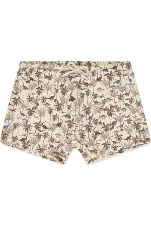 Konges Sløjd Shorts de playa con estampado Aster Dino