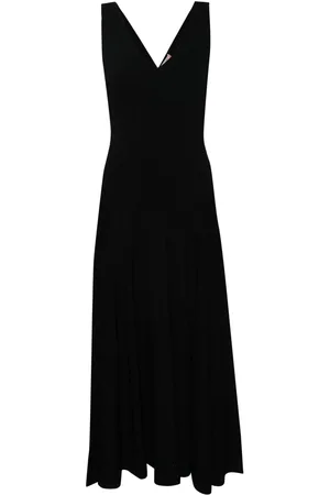 Twin-Set Vestido largo con diseño tejido