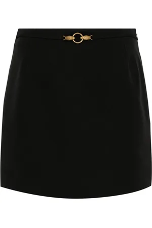 Roberto Cavalli Falda corta con logo grabado