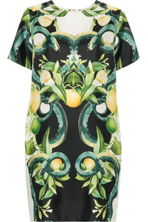 Roberto Cavalli Vestido corto de seda