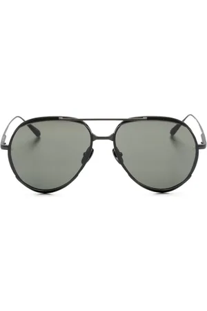 Linda Farrow Lentes de sol Matisse con armazón estilo piloto