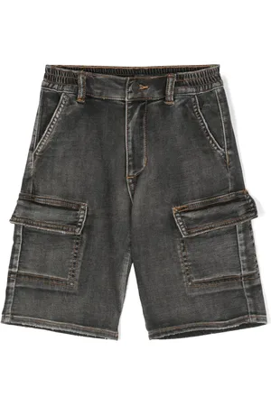 MONNALISA Shorts cargo de mezclilla
