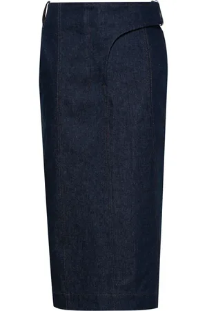 Jacquemus Falda midi de mezclilla La Jupe de-Nimes Obra