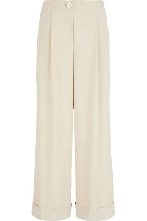 Armani Exchange Pantalones capri con tiro alto