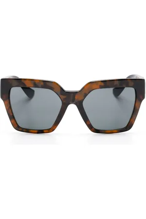 VERSACE Lentes de sol con armazón cuadrada y motivo Medusa Head