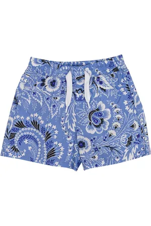 Etro Shorts con cordones y estampado de cachemira