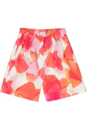 Il gufo Bermudas con estampado abstracto