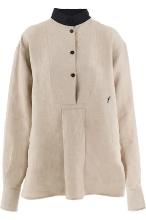 Salvatore Ferragamo Camisa con logo bordado