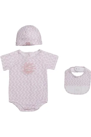 Etro Set de tres bodies con estampado de cachemira