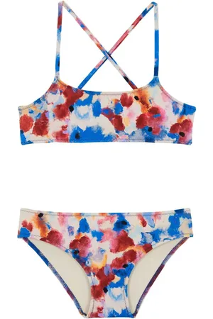 Vilebrequin Bikini con estampado Flowers in the Sky