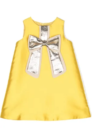 HUCKLEBONES LONDON Vestido midi con detalle de moño