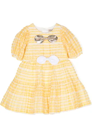 HUCKLEBONES LONDON Vestido midi con detalle de moño