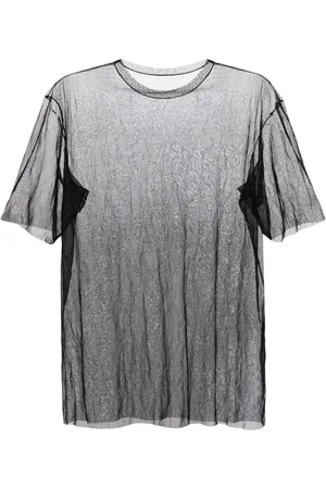 JNBY Playera manga corta transparente