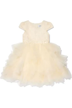 IAME Vestido de tul con detalles de lentejuelas