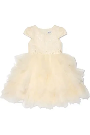 IAME Vestido de tul con detalles de lentejuelas