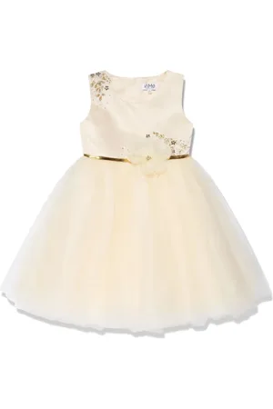IAME Vestido midi con aplique floral