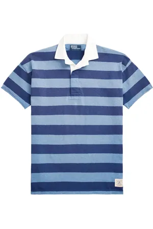 Ralph Lauren Playera tipo polo con rayas estampadas