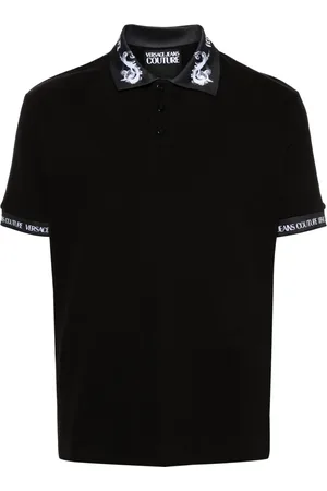 VERSACE Playera tipo polo Watercolor Couture
