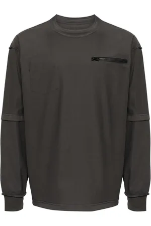 SACAI Playera con cierre en el bolsillo