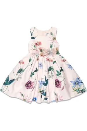 IAME Vestido con estampado floral y detalle de moño