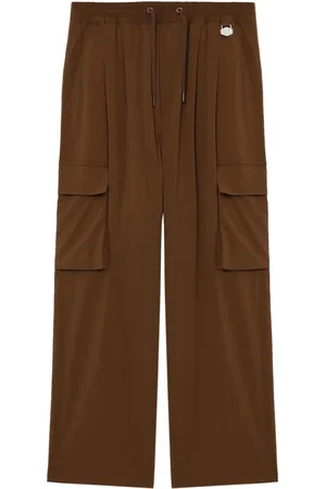 Chocoolate Pantalones cargo con diseño recto