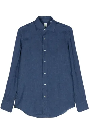 Finamore Camisa con cuello italiano