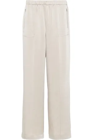 Vince Pantalones anchos con efecto satinado