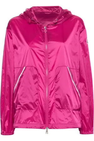 Moncler Chamarra con capucha y aplique del logo