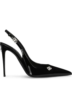 Dolce & Gabbana Zapatillas con tira trasera y placa del logo