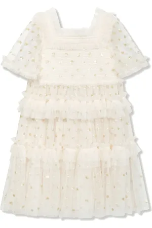 Needle & Thread Vestido de tul con motivo de lunares