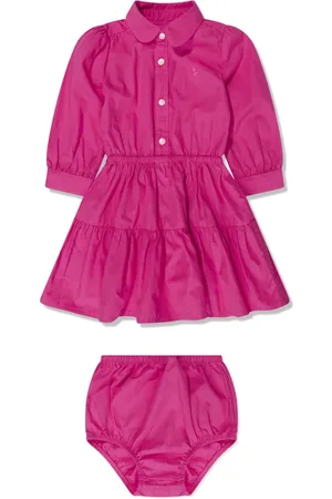 Ralph Lauren Vestido camisero con logo bordado