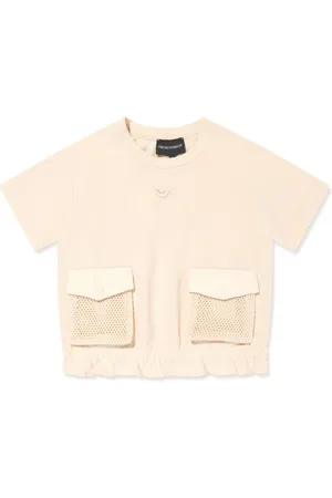 Emporio Armani Playera con bolsillos de malla