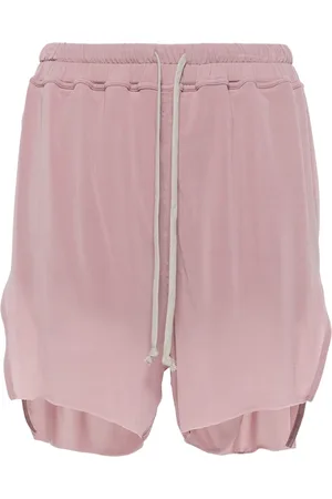Rick Owens Shorts deportivos con cordones en la pretina