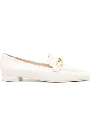 Stuart Weitzman Mocasines con placa del logo