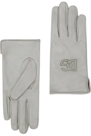Dolce & Gabbana Guantes con logo en relieve
