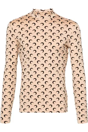Marine Serre Sudadera con motivo Crescent Moon