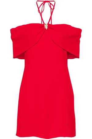 BLUMARINE Vestido corto con hombros descubiertos