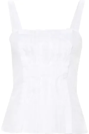 Alberta Ferretti Blusa con panel fruncido