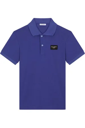 Dolce & Gabbana Playera tipo polo con aplique del logo