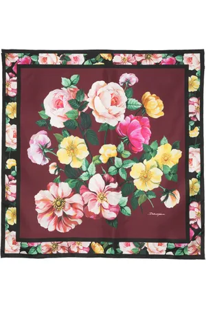Dolce & Gabbana Mascada de seda con estampado floral