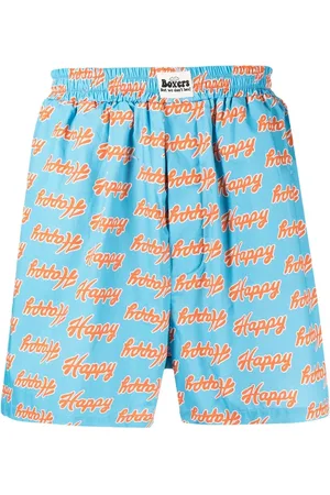 Natasha Zinko Shorts con estampado happy
