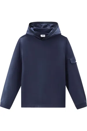 Woolrich Hoodie con ribete del logo