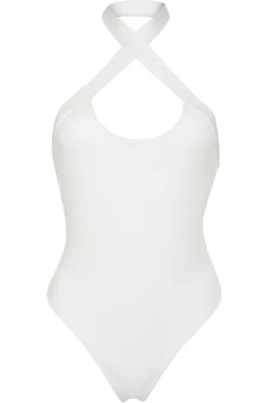 OFF-WHITE Traje de baño con cuello halter