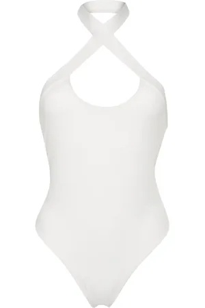 OFF-WHITE Traje de baño con cuello halter