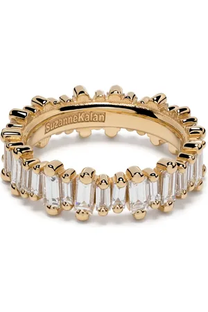 Suzanne Kalan Anillo eternity Bold en oro amarillo de 18kt con diamante