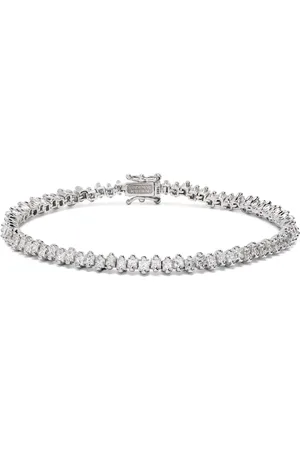 Suzanne Kalan Pulsera Princess Midi en oro de 18kt con diamantes