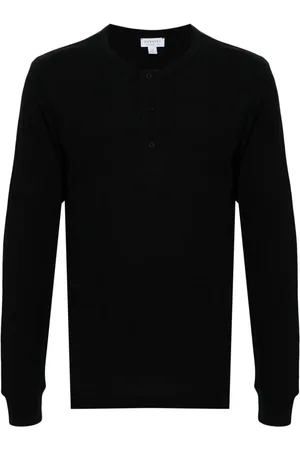 Sunspel Playera con efecto gofrado
