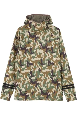 PEARLY GATES Hoodie con estampado militar